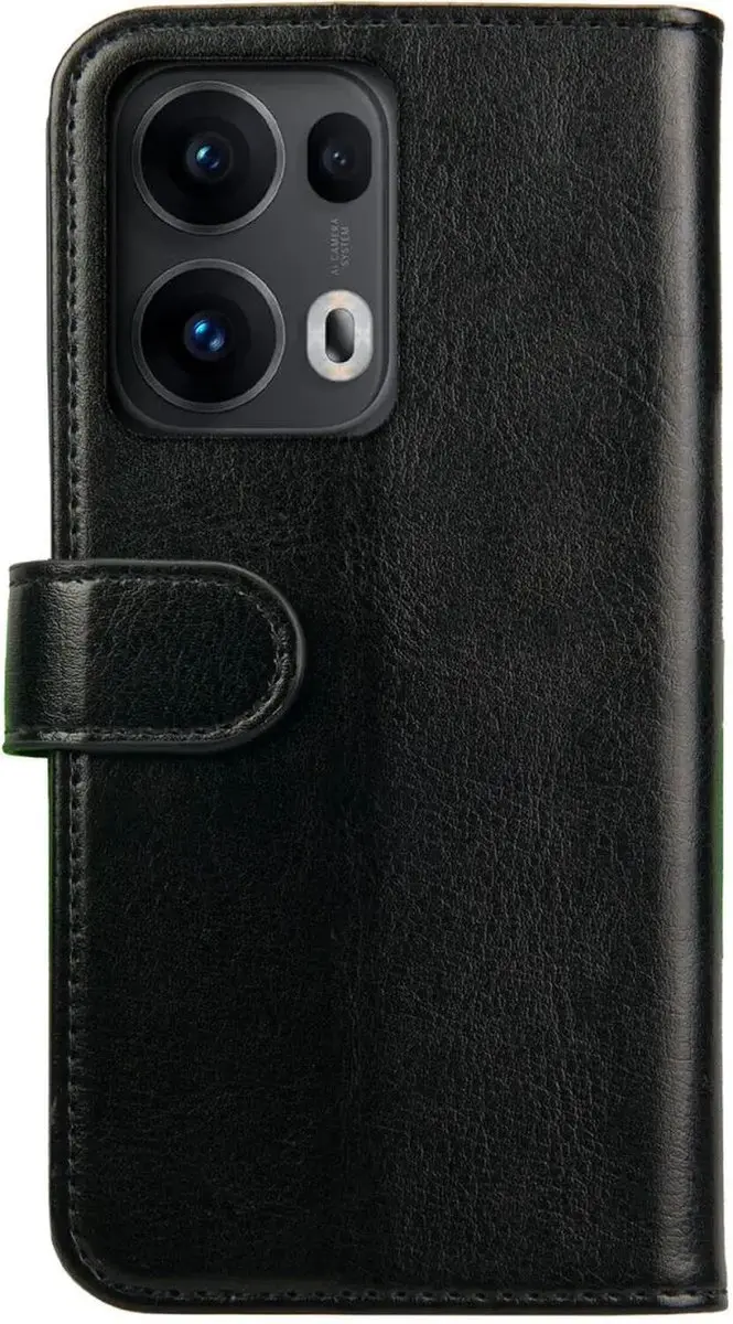Rosso Element Wallet Book Case 214803 - Oppo Reno 13 Pro - 3 Pasjes - Zwart