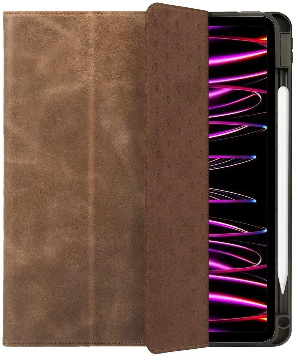 Rosso Elite 216747 Hoesje iPad Pro 12.9 - Bruin