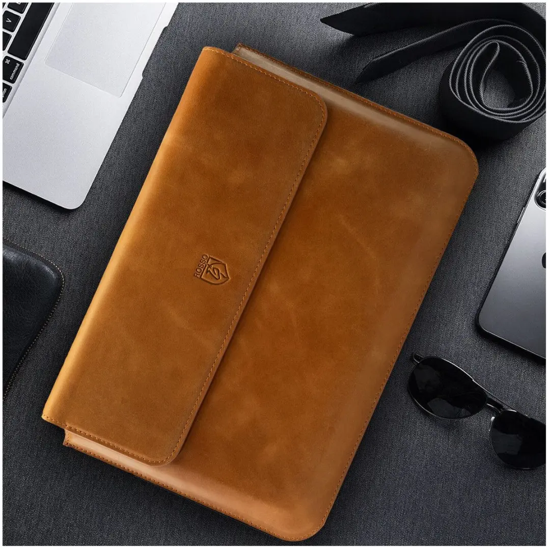 Rosso Deluxe Sleeve 216810 Laptophoes - 32x25cm - Bruin
