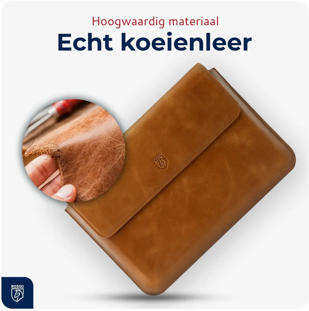 Rosso Deluxe Sleeve 216810 Laptophoes - 32x25cm - Bruin