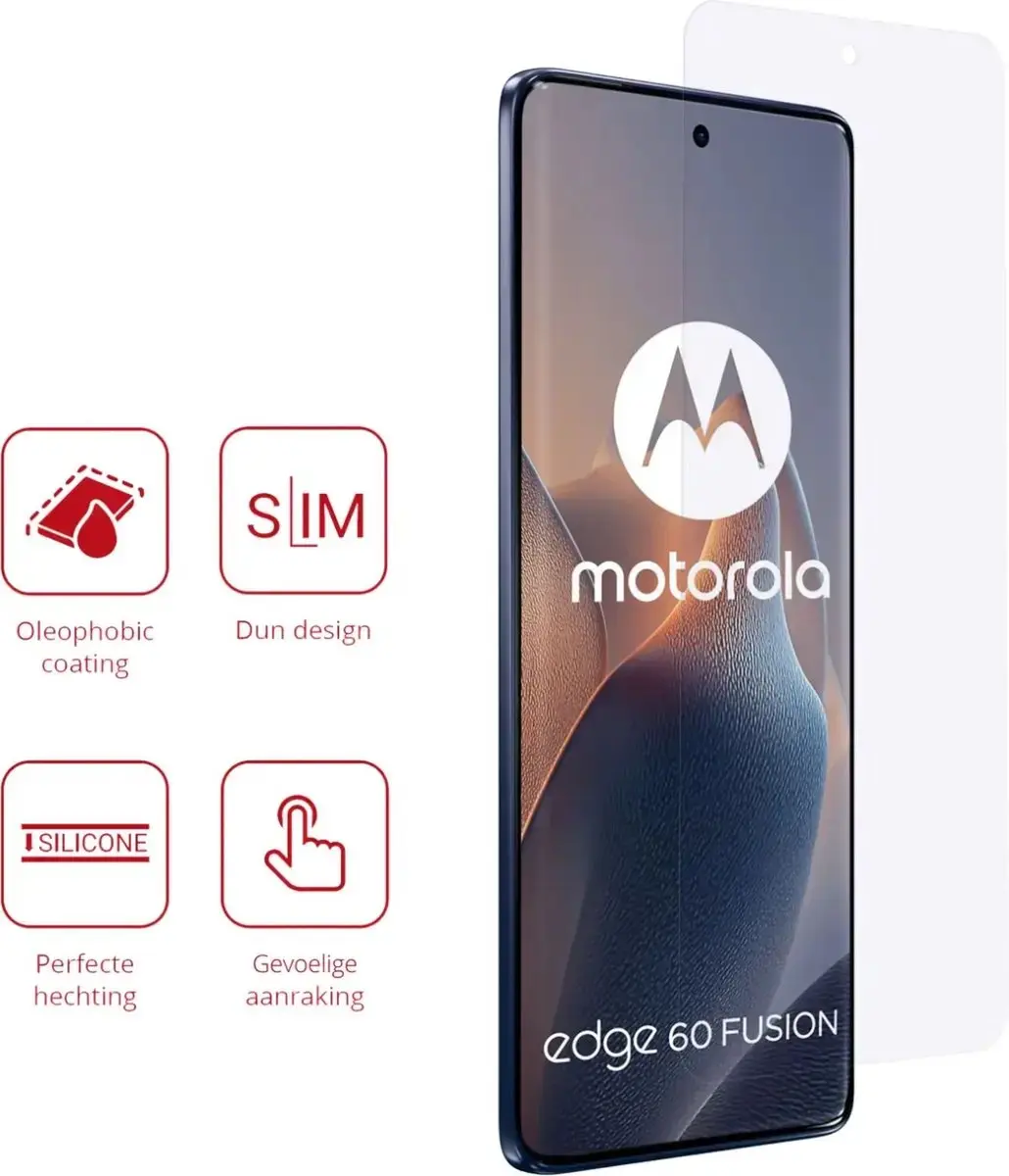 Rosso Screen Protector Motorola Edge 60 Fusion - 2 Stuks