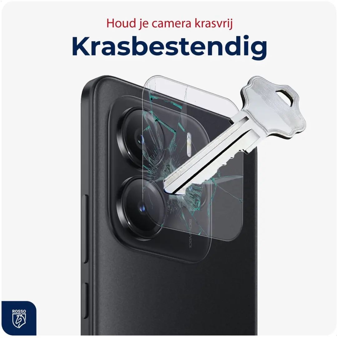 Rosso Camera Protector Xiaomi Redmi Note 14 5G - Ultra Dun Glas - Transparant