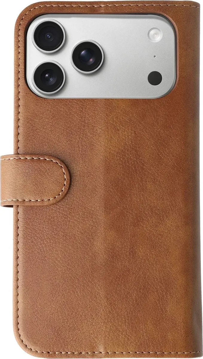 Rosso Element Wallet Book Case iPhone 17 Pro Max 218649 - 3 Pasjes - Bruin