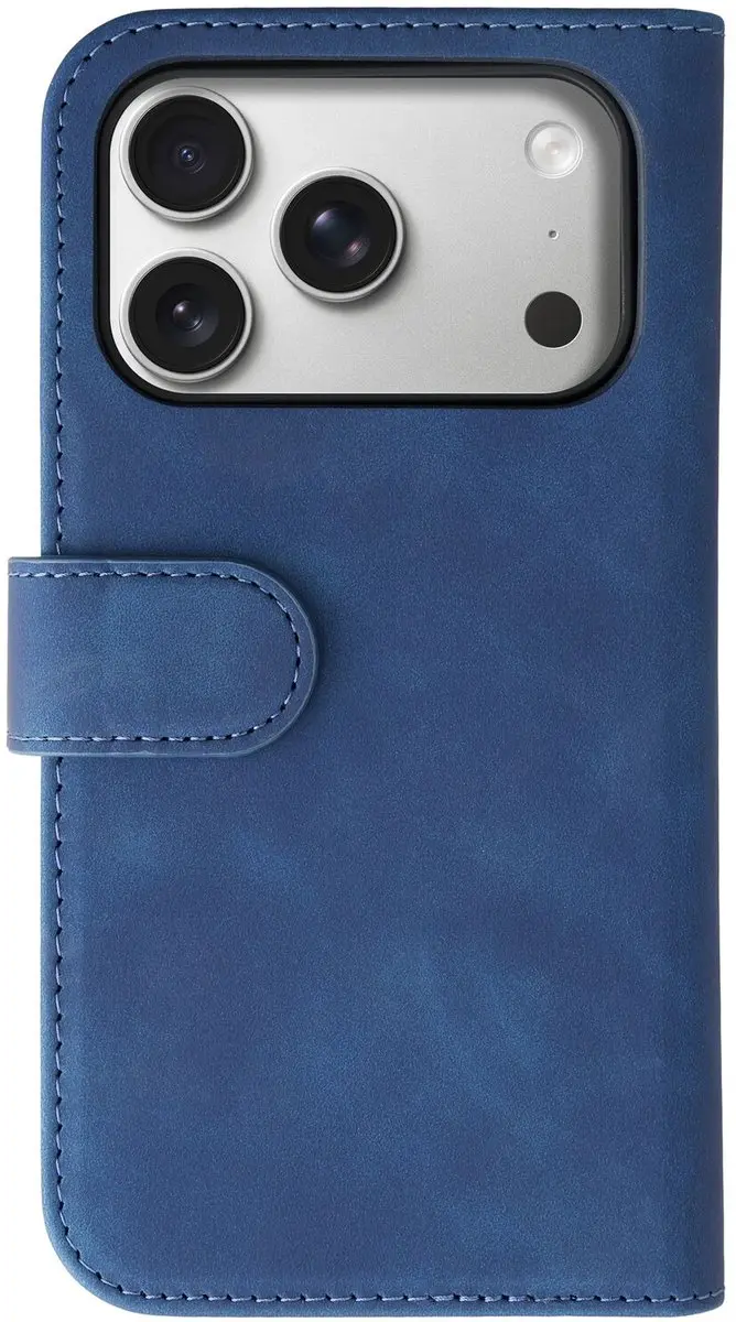Rosso Element 218712 iPhone 17 Pro Hoesje - 3 Pasjes - Blauw