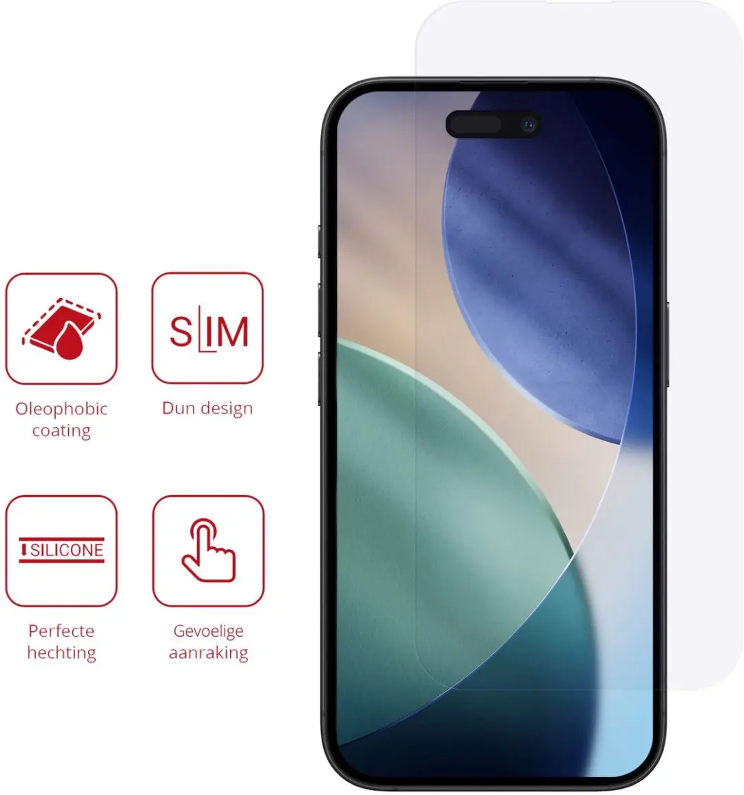 Rosso Screen Protector iPhone Air - 2 Stuks - TPU - afbeelding 6 van 6