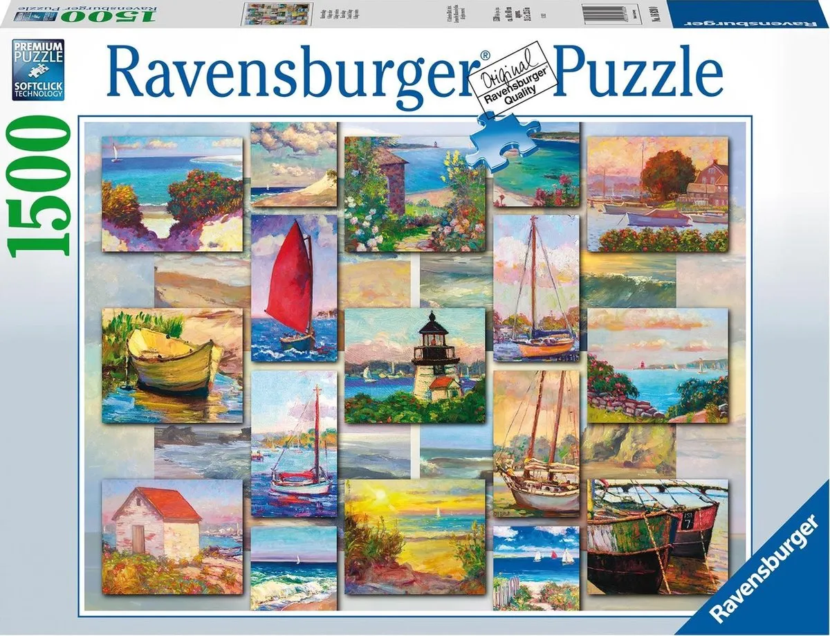 Ravensburger Coastal Collage Legpuzzel 1500 Stuks - 168200