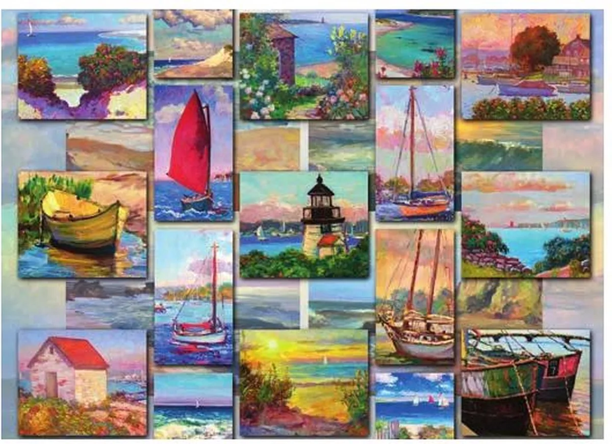 Ravensburger Coastal Collage Legpuzzel 1500 Stuks - 168200