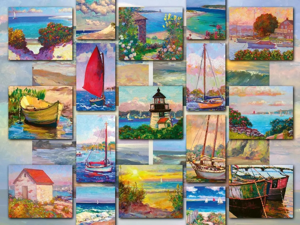 Ravensburger Coastal Collage Legpuzzel 1500 Stuks - 168200