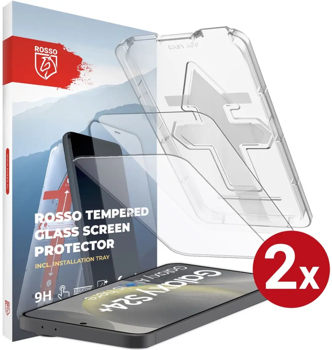 Rosso Screenprotector Samsung Galaxy S24 Plus 2 Stuks
