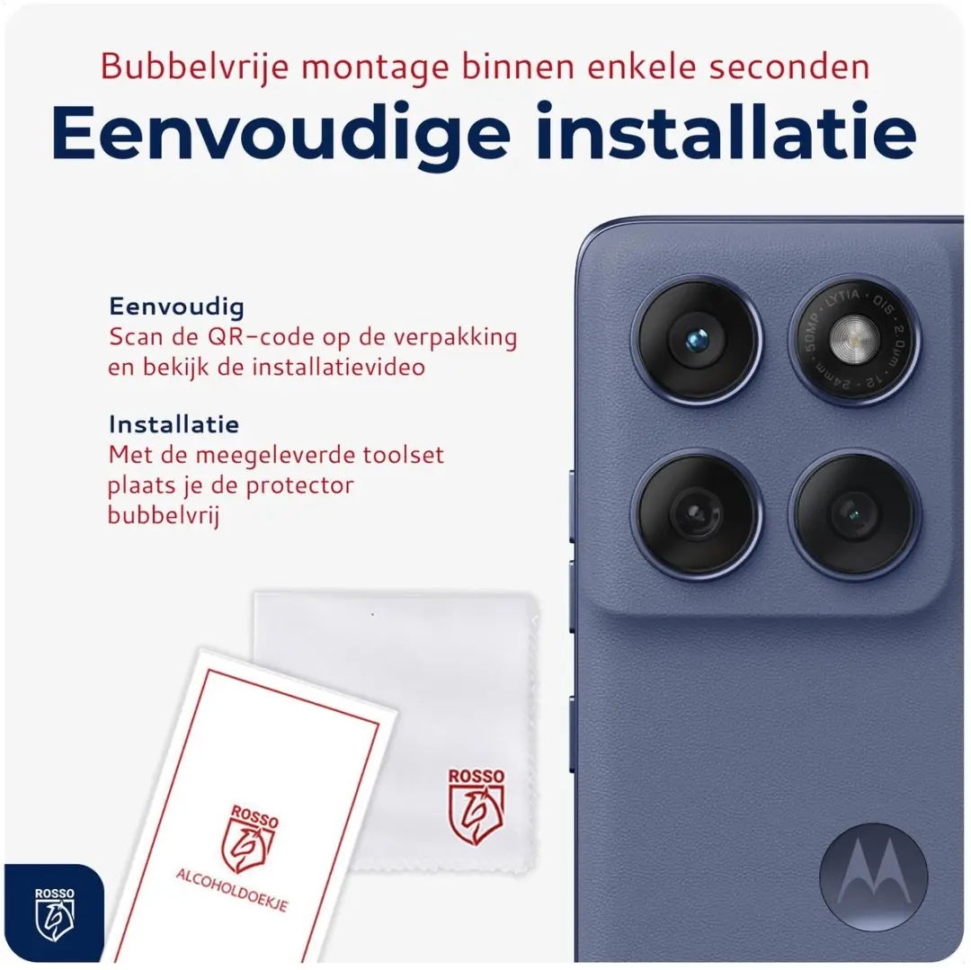 Rosso Camera Protector Motorola Edge 60 - Ultra Dun Glas