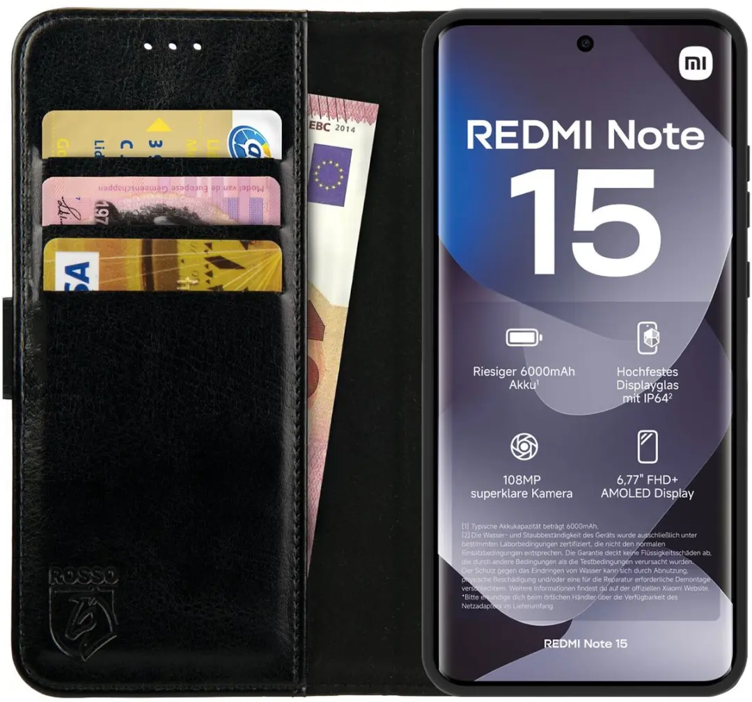Rosso Element Wallet Book Case 228288