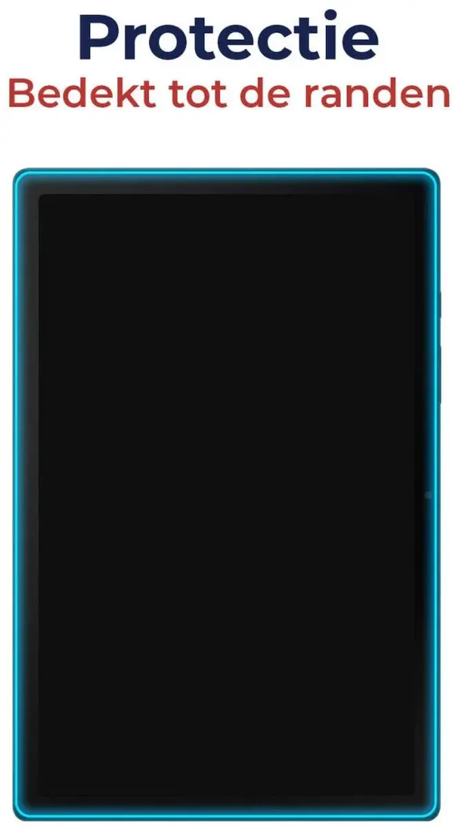 Rosso Screenprotector Duo Pack 224028 - Samsung Galaxy Tab A9 - 2 Stuks - Transparant/Red