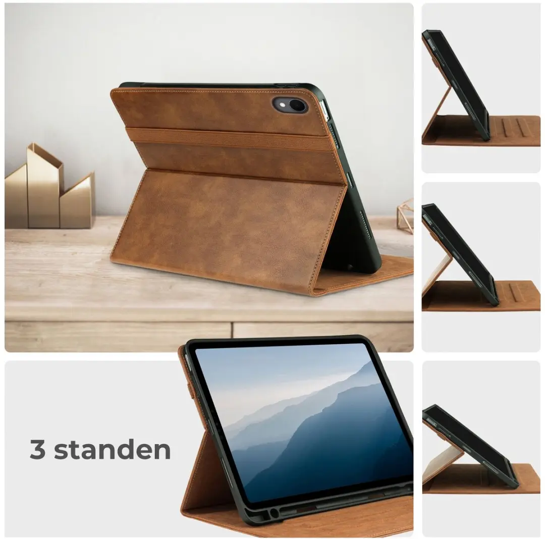 Rosso Element 228339 Hoesje Samsung Galaxy Tab S11 - Bruin