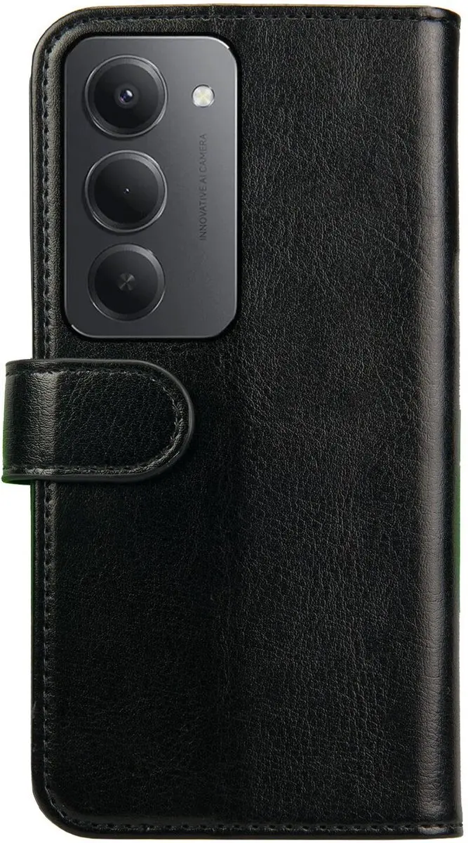 Rosso Element Wallet Book Case Xiaomi Redmi 15 5G - 3 Pasjes - Zwart