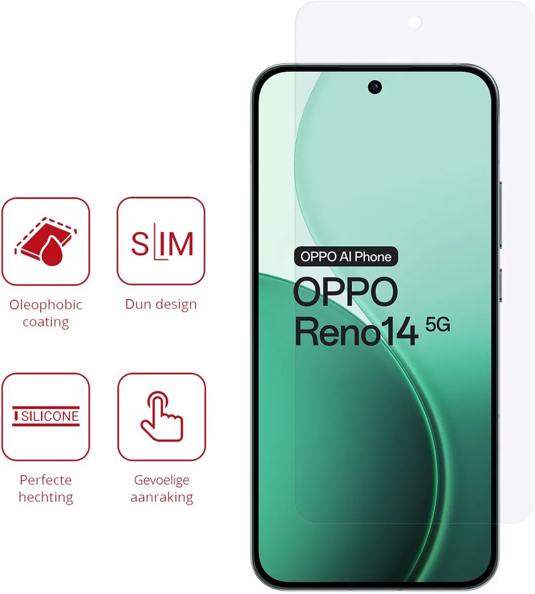 Rosso Screen Protector Oppo Reno 14 Pro - 2 Stuks