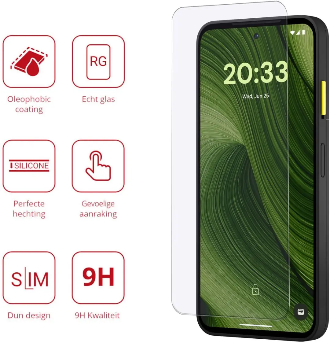 Rosso Screen Protector Fairphone 6 - 9H Tempered Glass