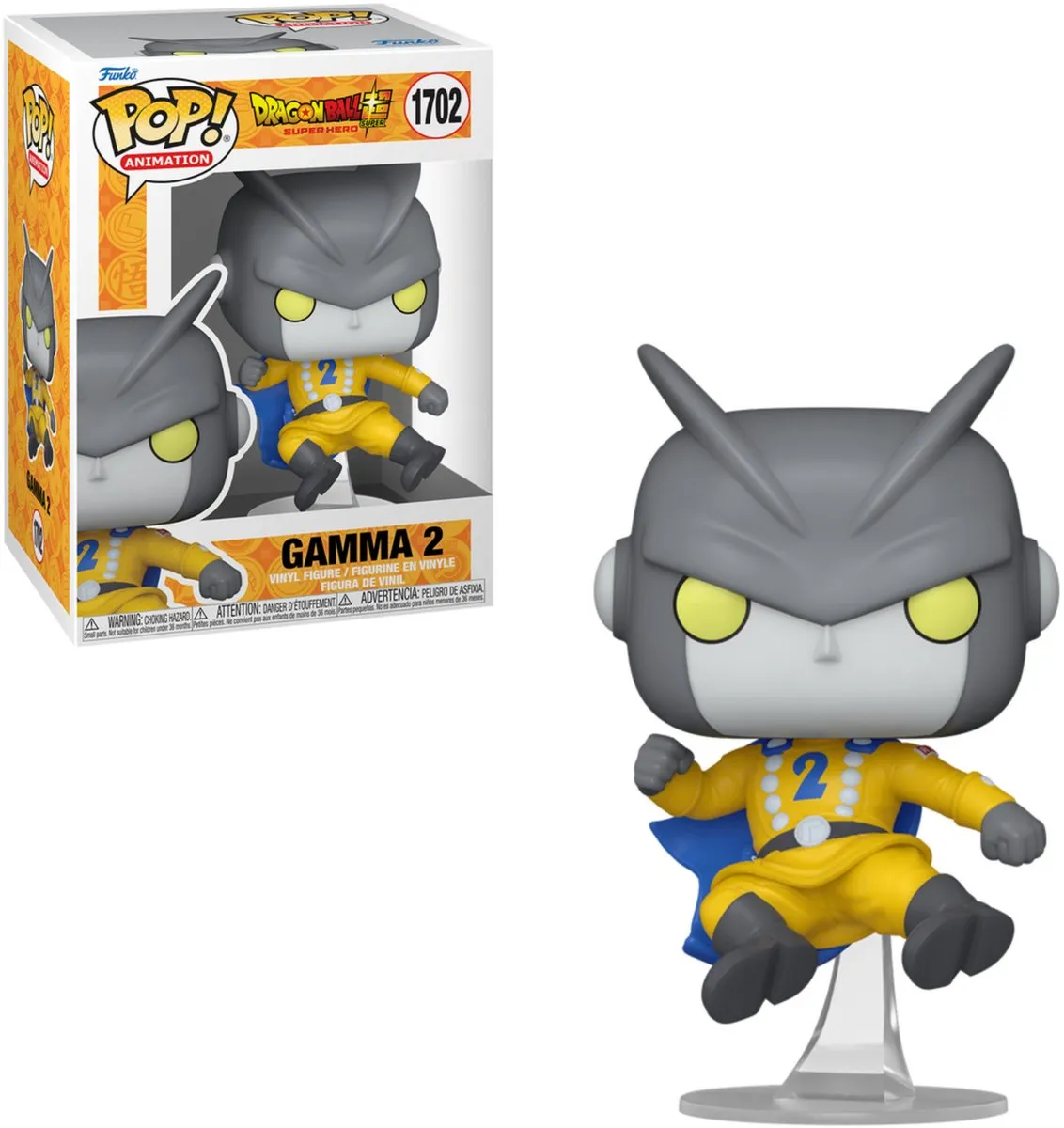 Funko Dragon Ball Super Super Hero Gamma 2 75635 Vinyl Figuur - Multicolor