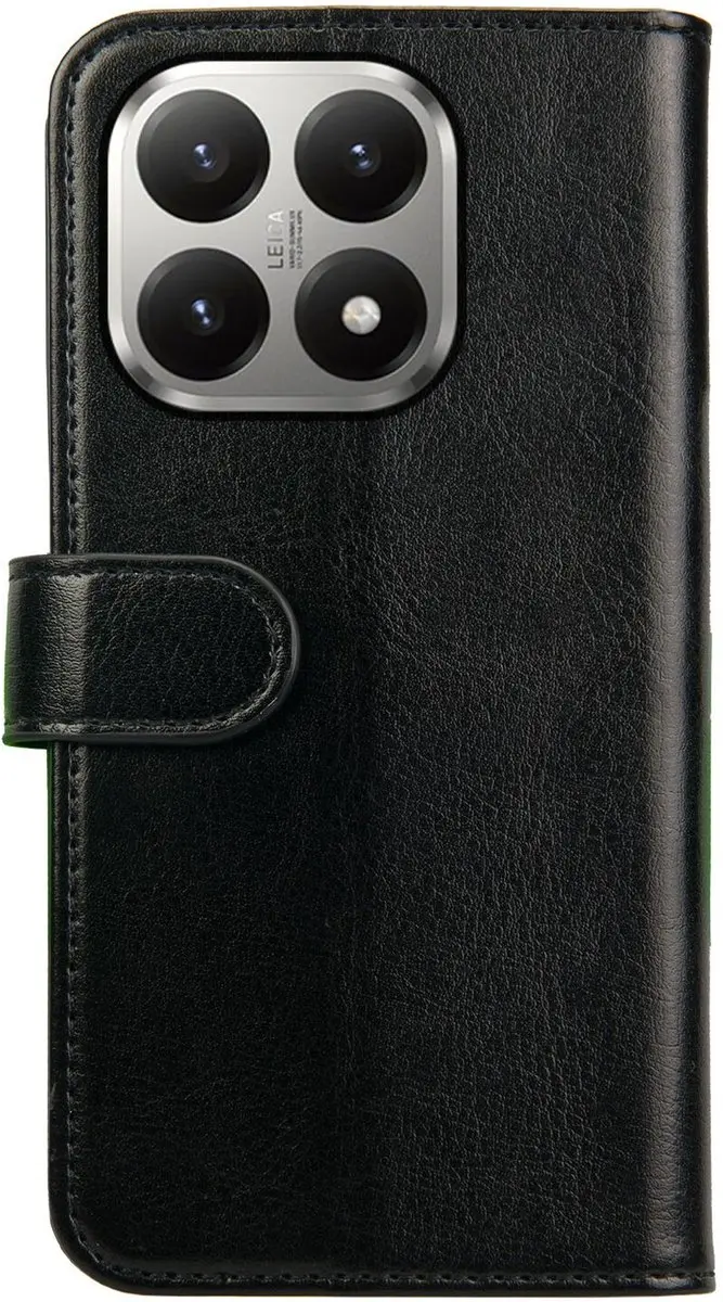 Rosso Element 242742 Wallet Book Case Xiaomi 15T - 3 Pasjes - Zwart