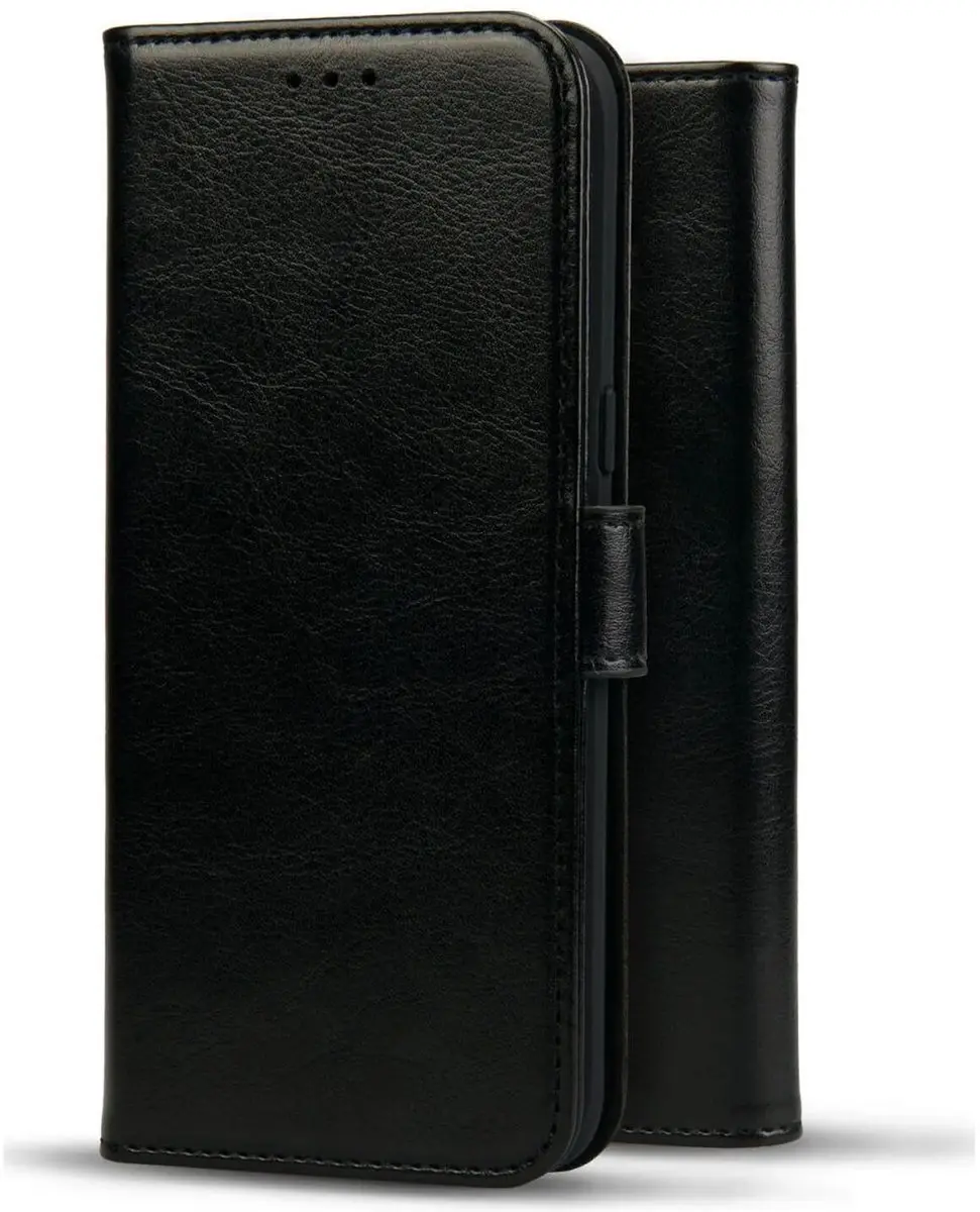 Rosso Element 245910 Wallet Book Case - Oppo Find X9 - 3 Pasjes - Zwart