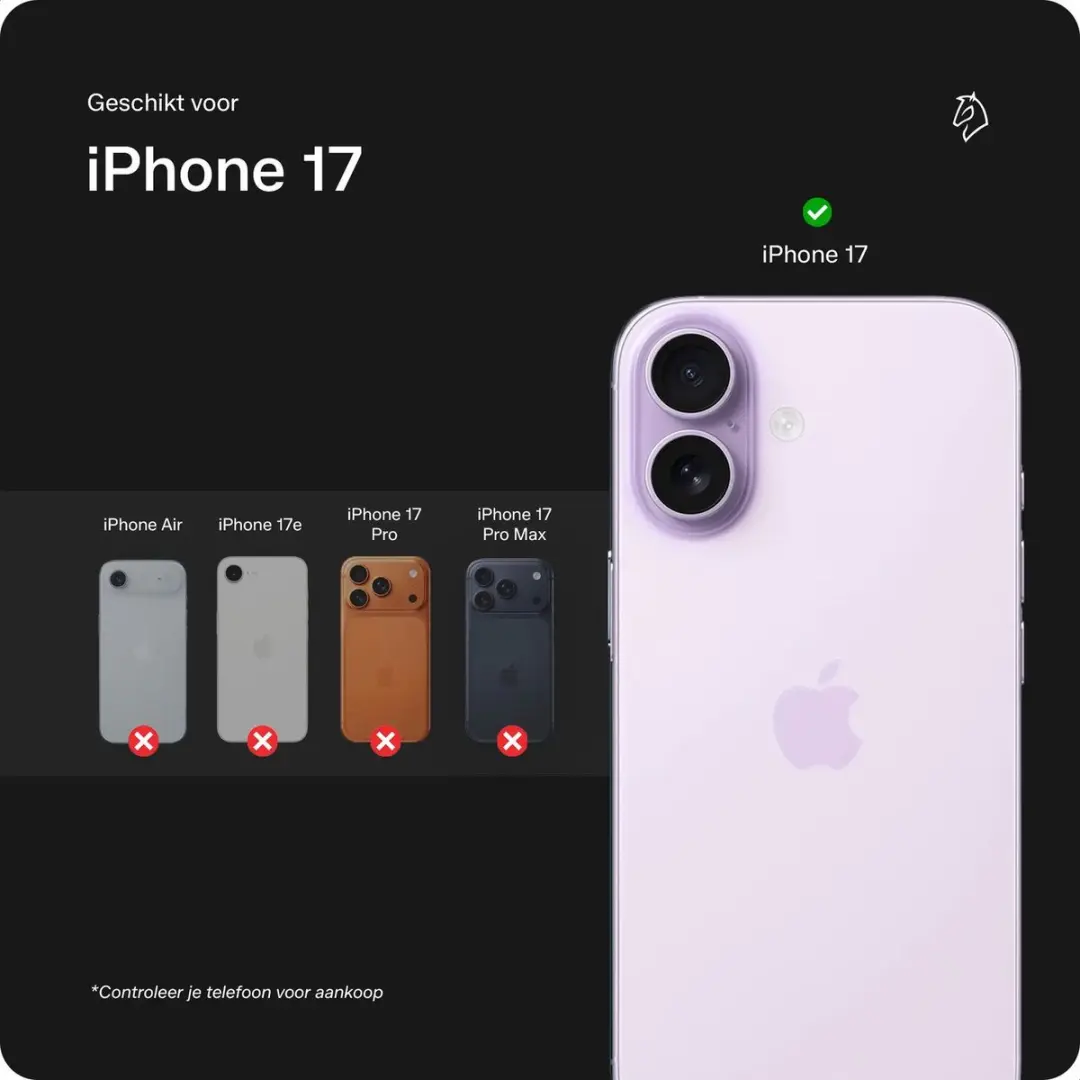 Rosso Avanti Hoesje iPhone 17 - Grijs - MagSafe