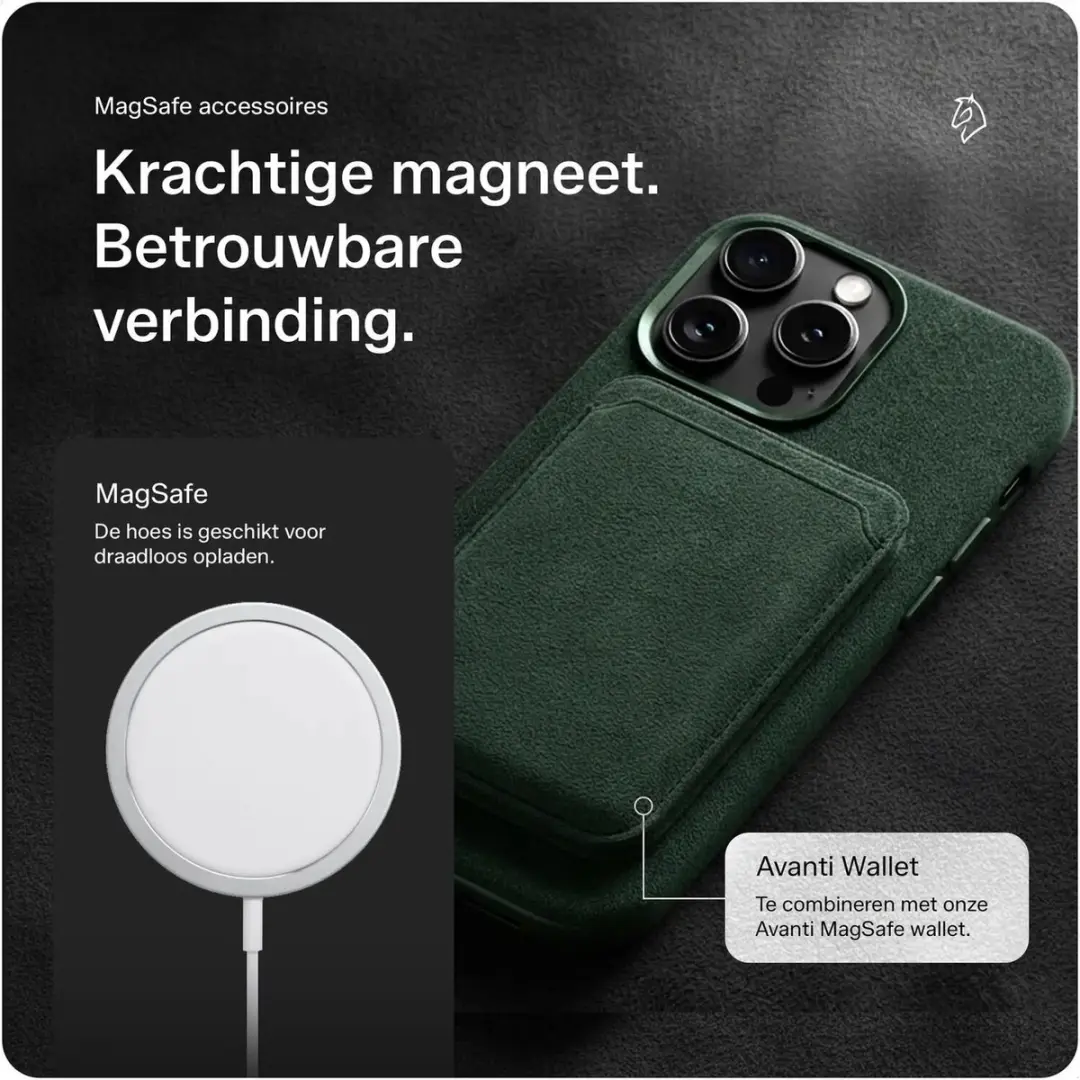 Rosso Avanti Hoesje 246450 - Groen - MagSafe