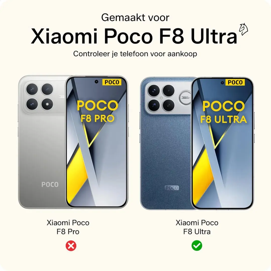 Rosso Element Wallet Book Case 253410 - Xiaomi Poco F8 Ultra - 3 Pasjes - Bruin