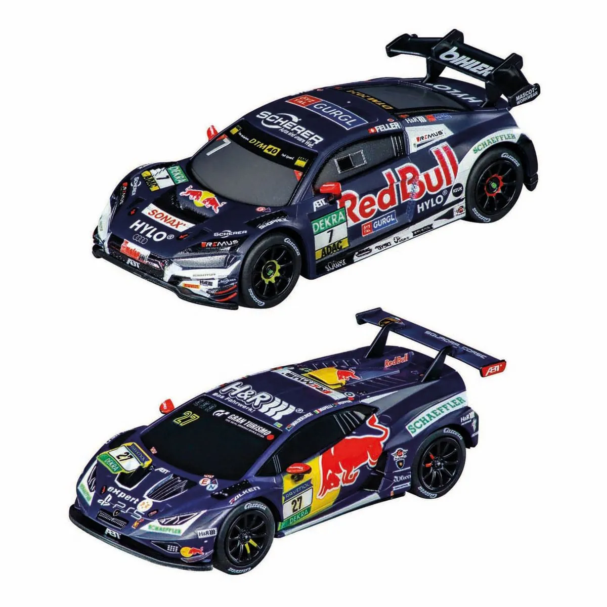 Carrera Audi R8 LMS GT3 evo II Lamborghini Huracán GT3 Evo II 1:43 Pull Back Auto - Multi