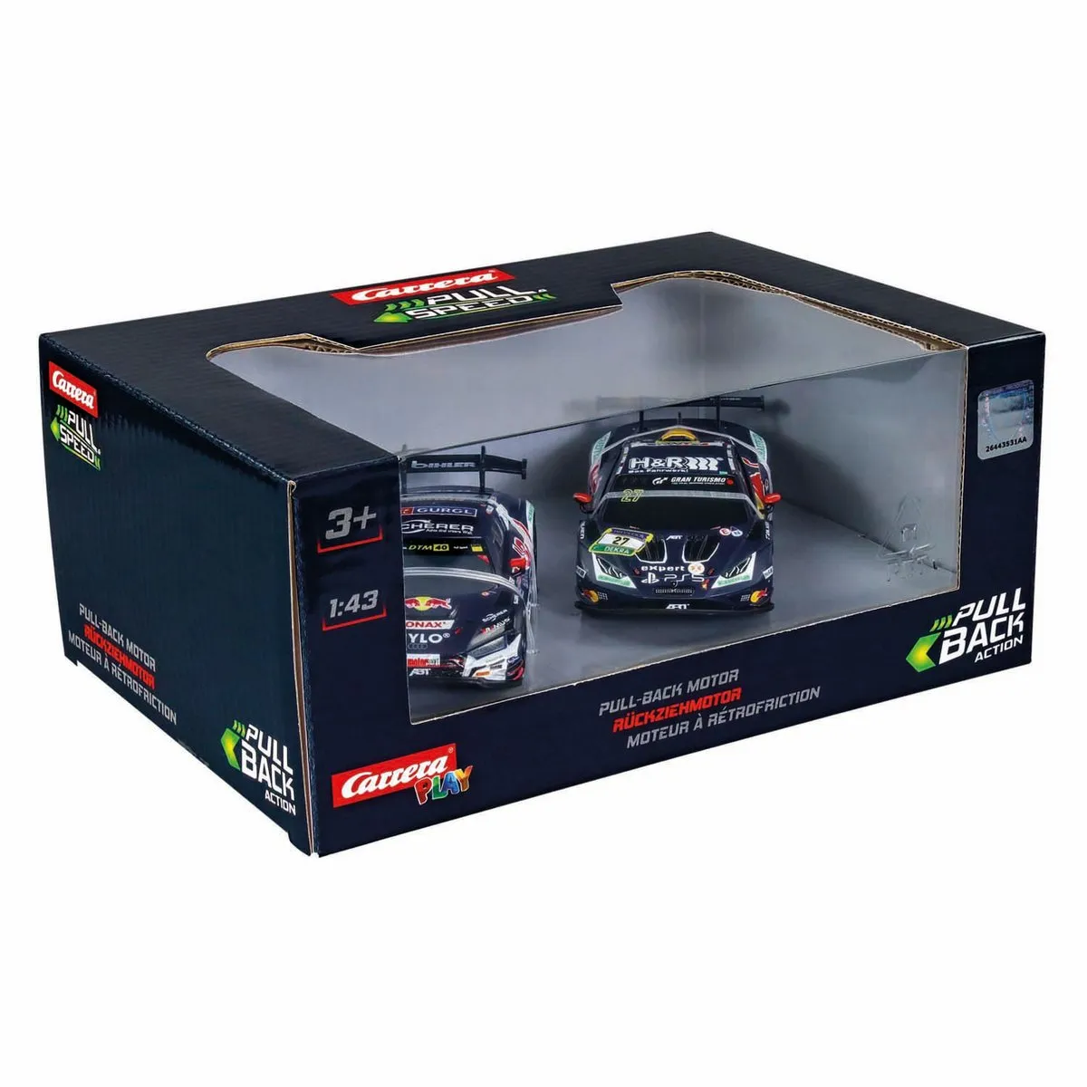 Carrera Audi R8 LMS GT3 evo II Lamborghini Huracán GT3 Evo II 1:43 Pull Back Au