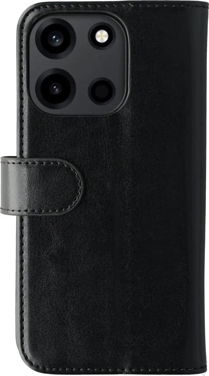 Rosso Element Wallet Book Case OnePlus Nord 6 - 3 Pasjes - Zwart