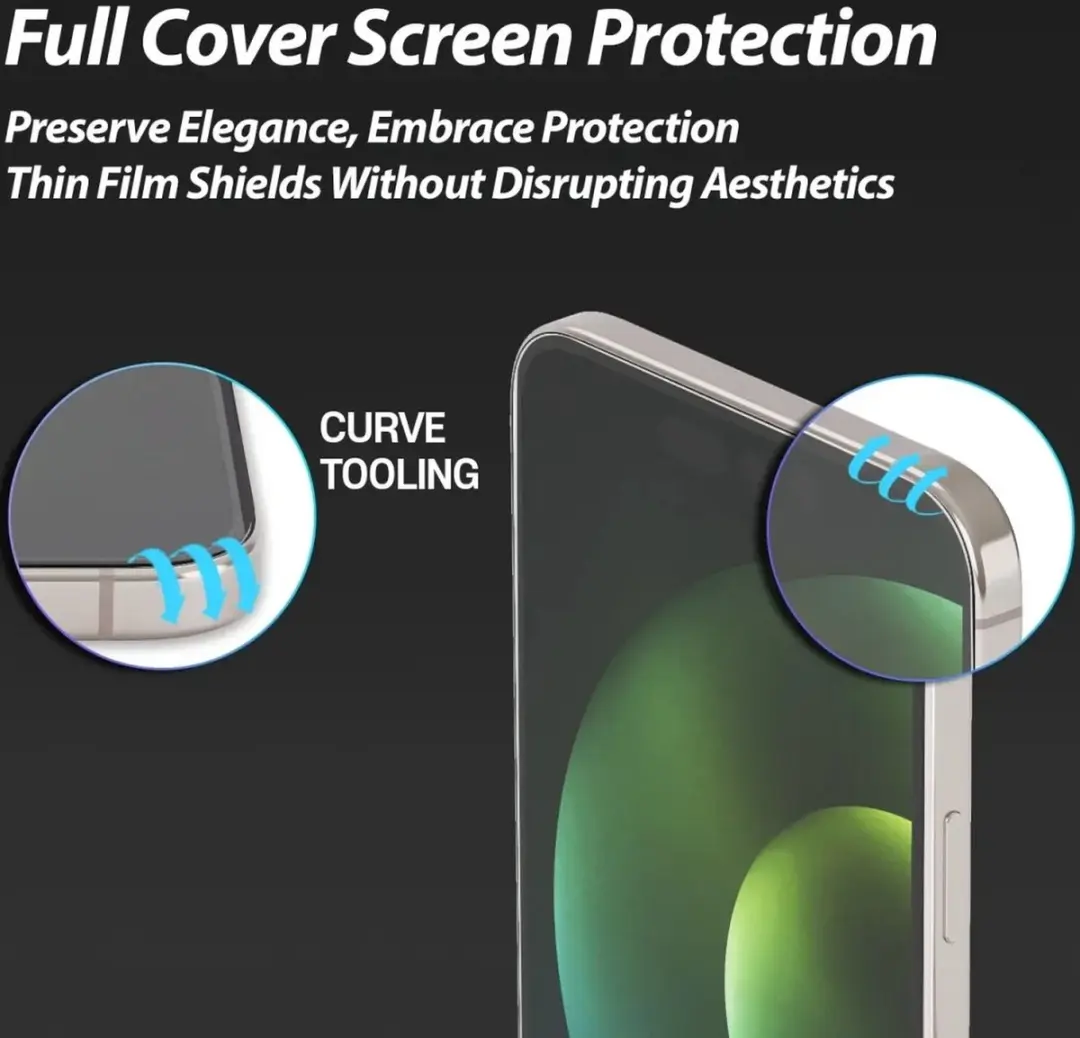 Whitestone UV Gen iPhone 15 Screen Protector - 2 Stuks - afbeelding 6 van 6