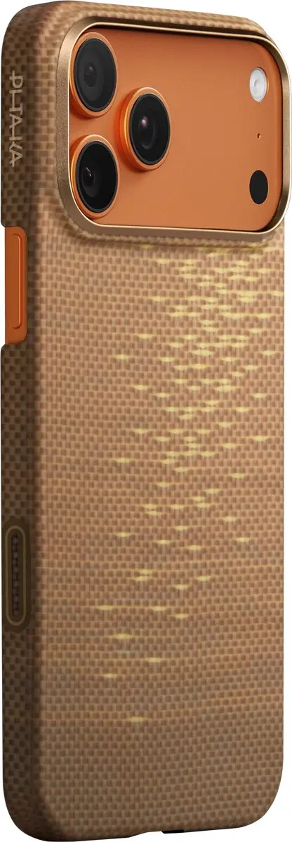 Pitaka Ultra Slim Hoesje iPhone 17 Pro Max KI1707AG - MagSafe - Aramidevezel Beige