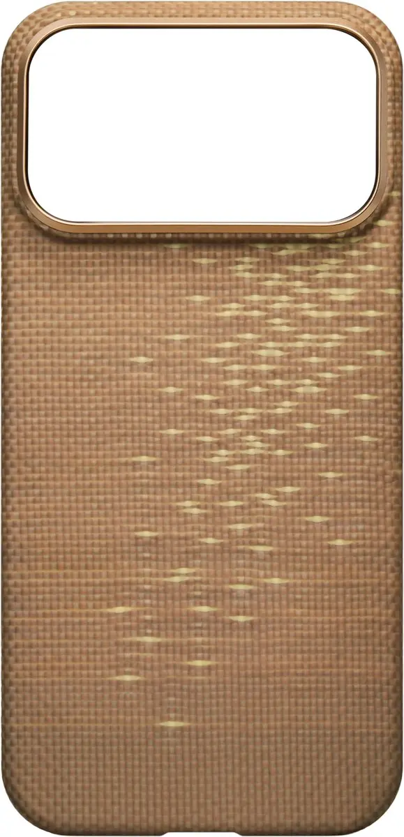 Pitaka Ultra Slim Hoesje iPhone 17 Pro Max KI1707AG - MagSafe - Aramidevezel Beige