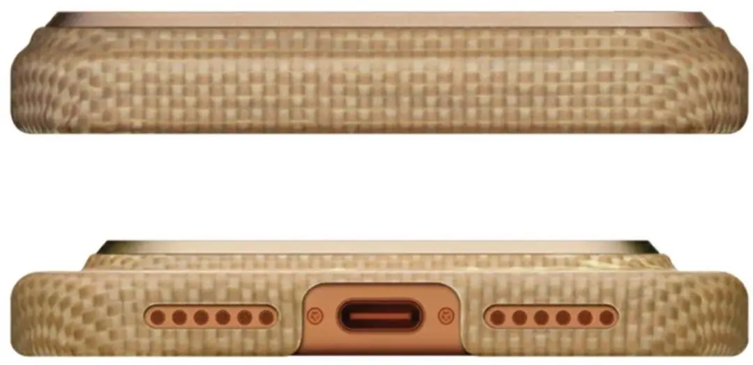 Pitaka Ultra Slim Hoesje iPhone 17 Pro Max KI1707AG - MagSafe - Aramidevezel Beige