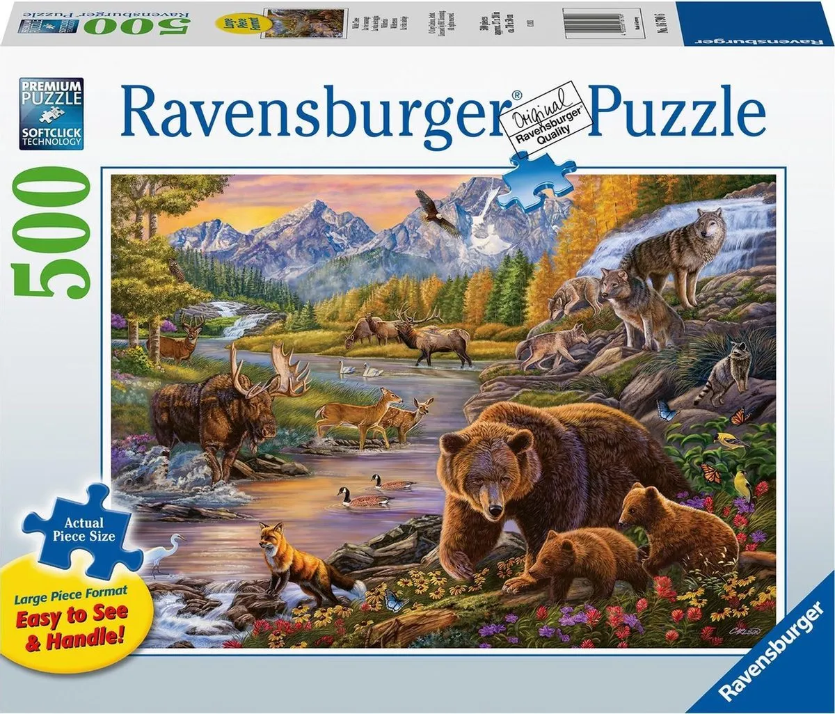 Ravensburger Wildernis Legpuzzel 500 Stuks - Multicolor