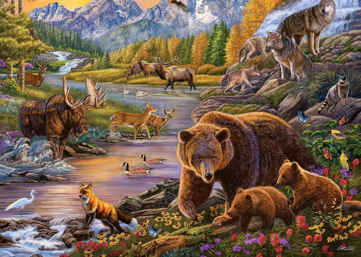 Ravensburger Wildernis Legpuzzel 500 Stuks - Multicolor
