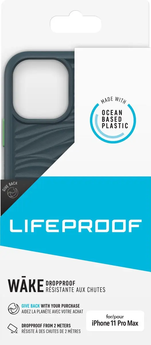 LifeProof Wake iPhone 11 Pro Max Hoes - Grijs - afbeelding 6 van 6