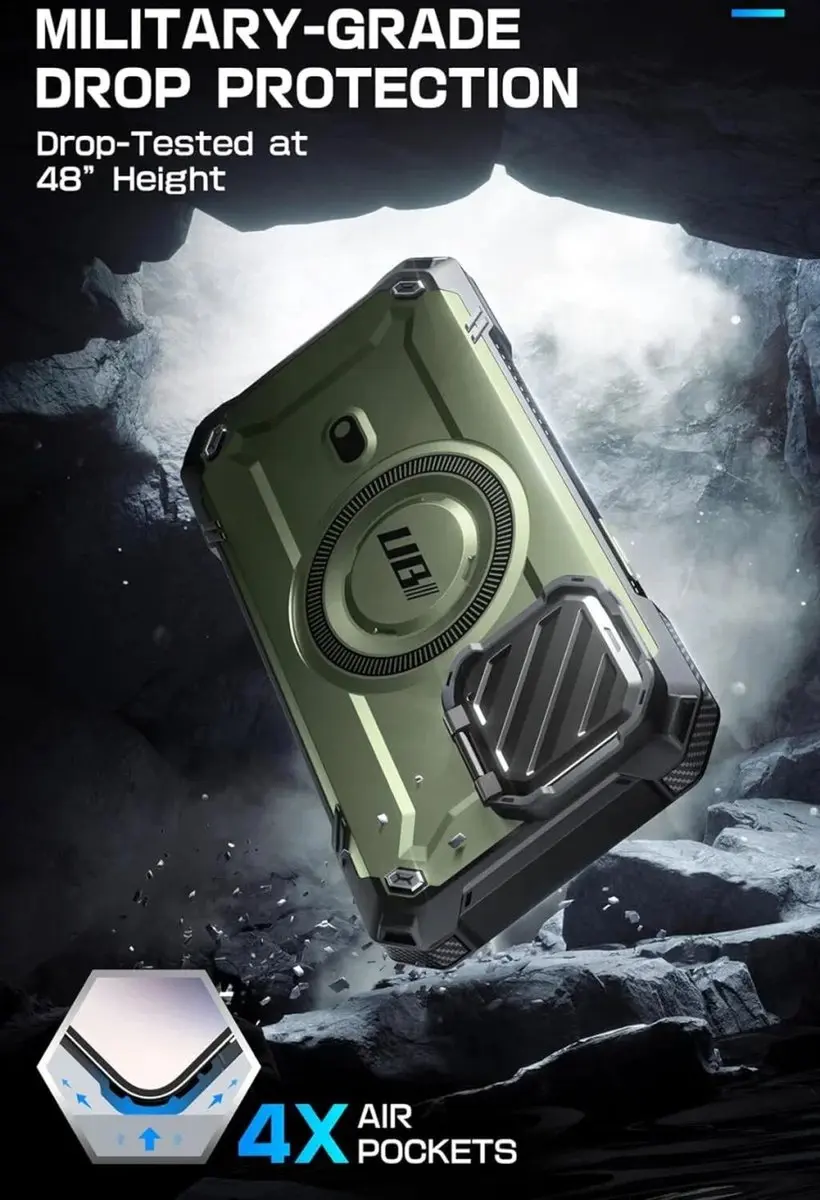 Supcase UB Pro MagXT Hoesje iPhone 15 Pro Max - Groen - SPH23MX67MGXTGN