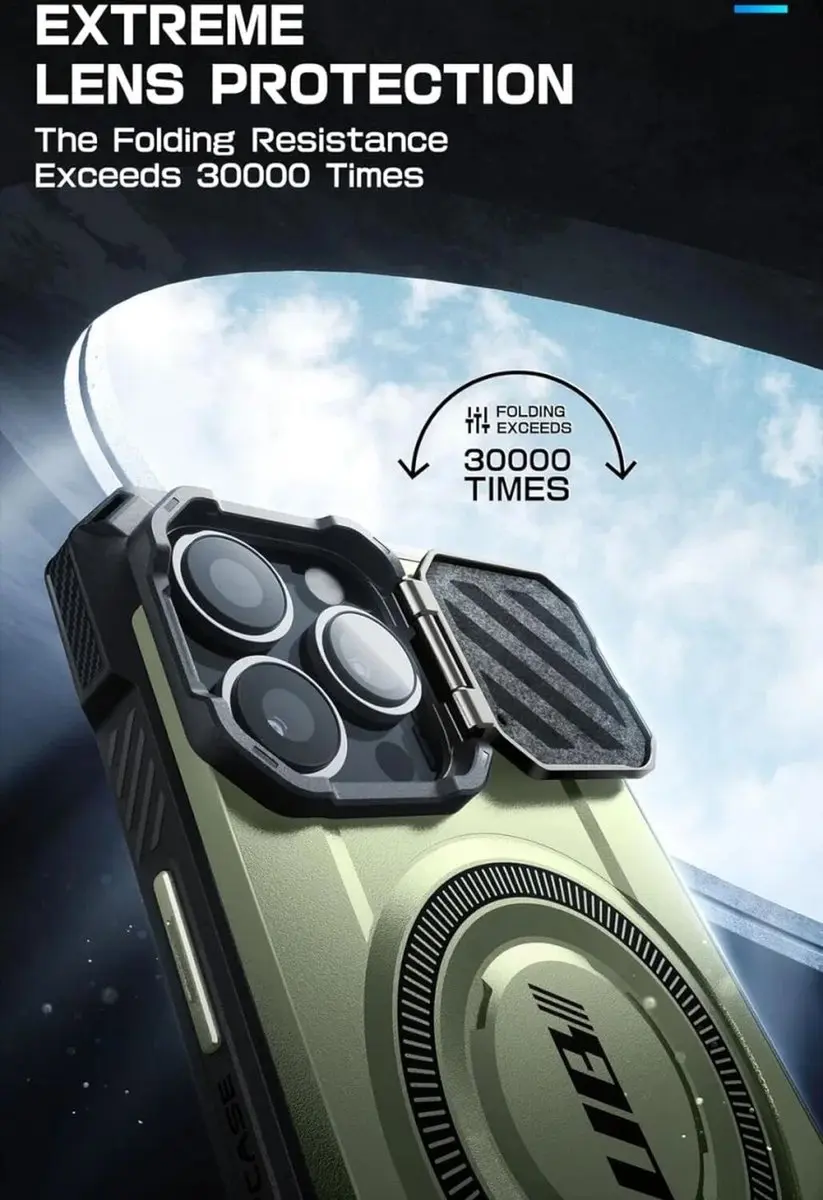 Supcase UB Pro MagXT Hoesje iPhone 15 Pro Max - Groen - SPH23MX67MGXTGN