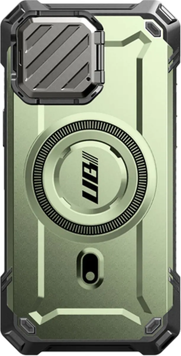 Supcase UB Pro MagXT Hoesje iPhone 15 Pro Max - Groen - SPH23MX67MGXTGN