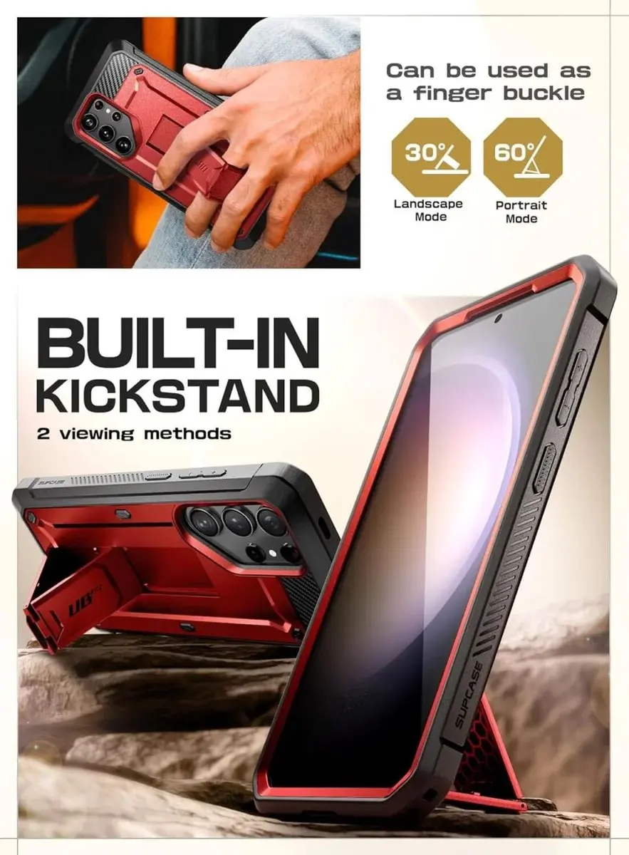 Supcase Unicorn Beetle Pro BACK-SPC-PRO-RD-S24U Hoesje - Rood