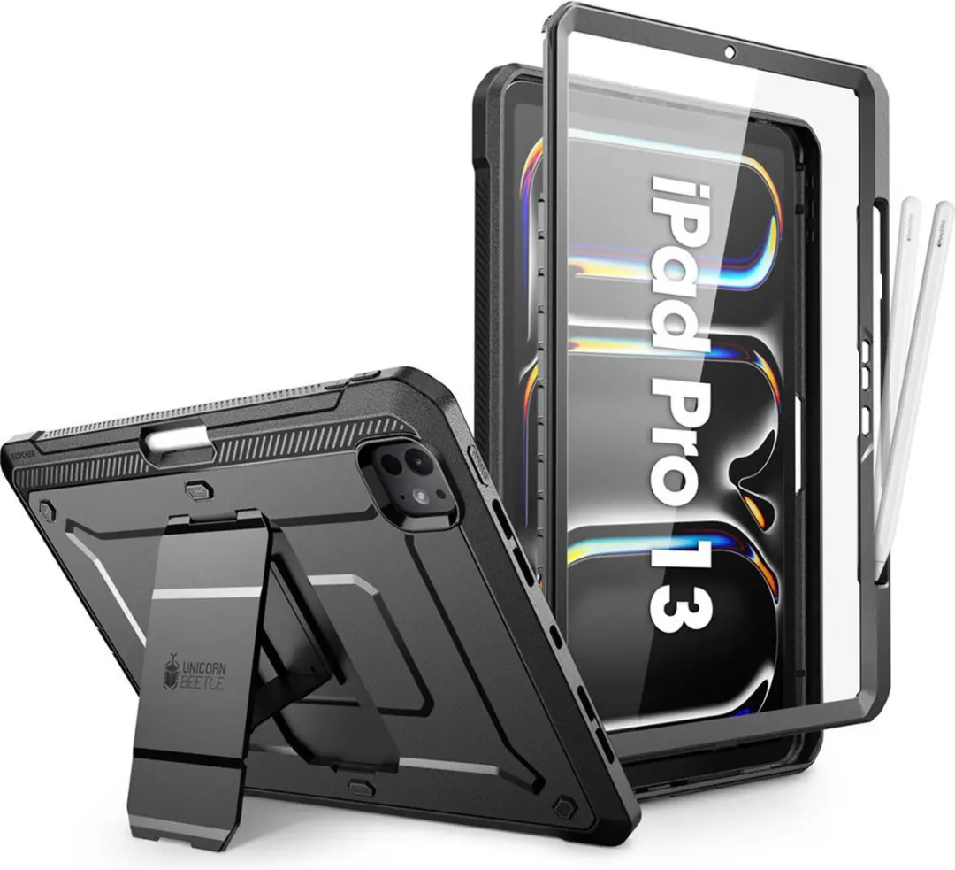 Supcase Hoes met Screen Protector iPad Pro 13 11882 - Zwart