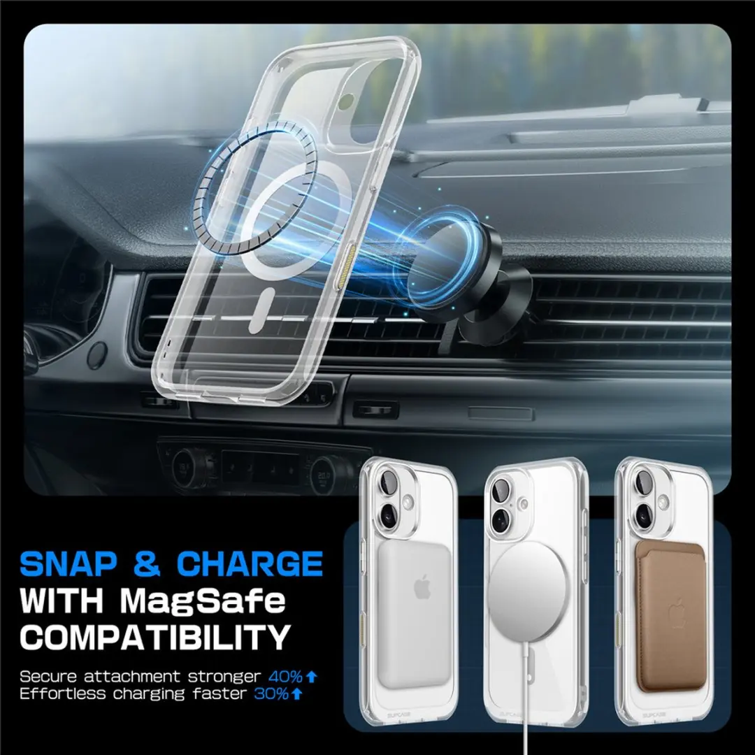 Supcase UB 12026 iPhone 16 Plus Hoesje - Transparant