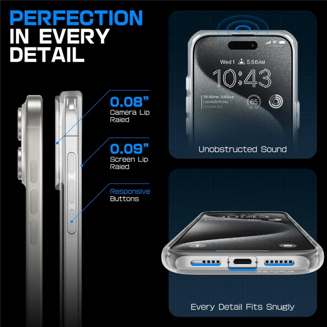 Supcase UB 12026 iPhone 16 Plus Hoesje - Transparant
