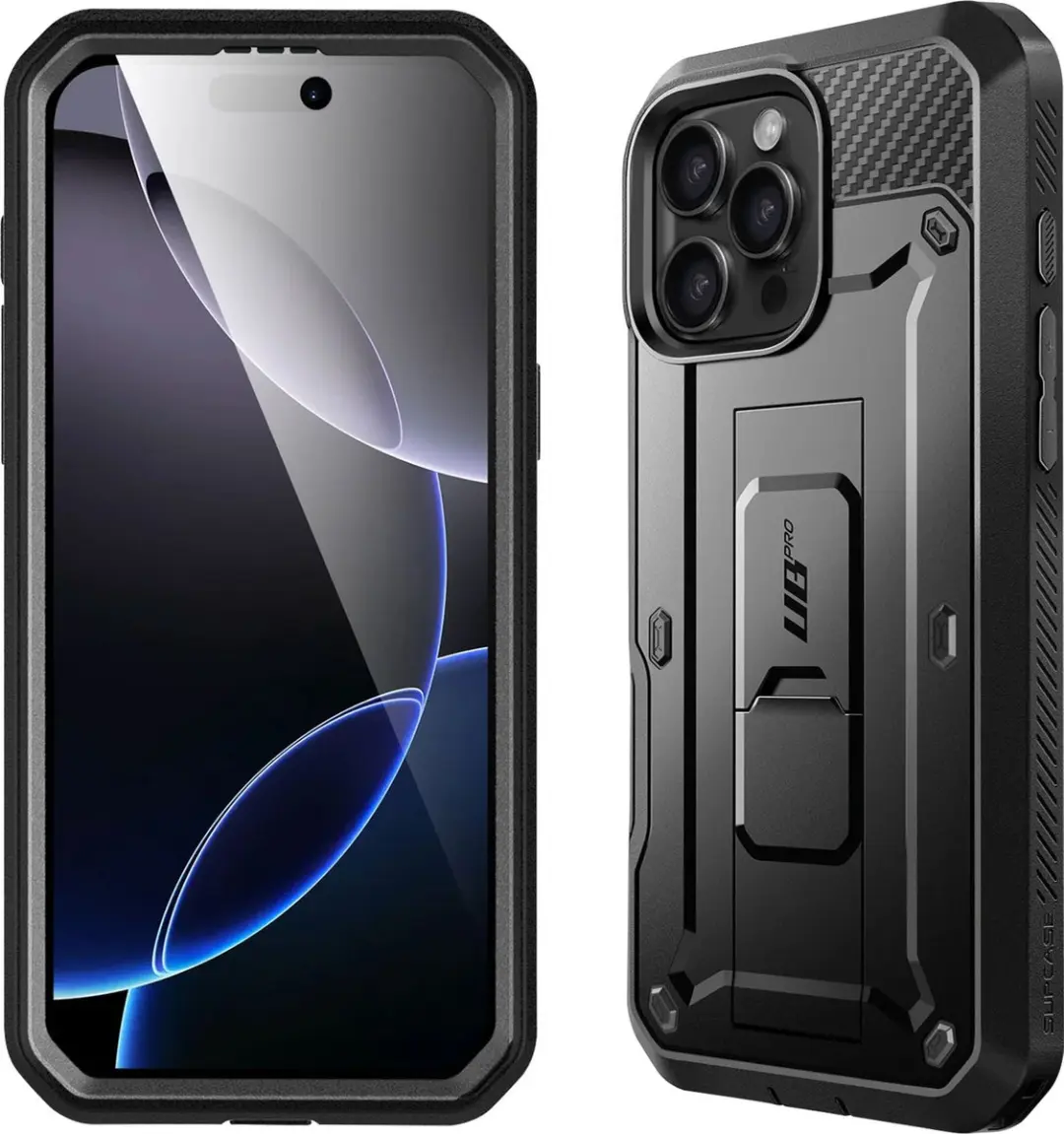 Supcase 360 Backcase hoesje met screenprotector geschikt voor iPhone 16 Pro Max