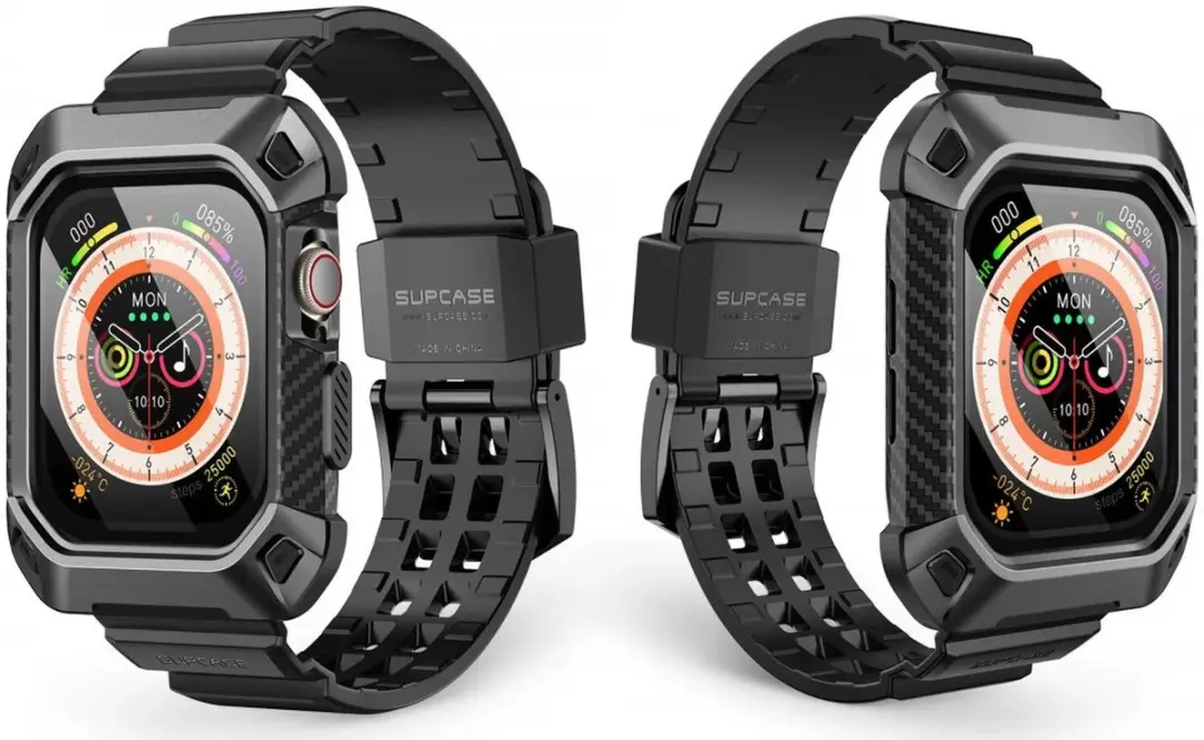 Supcase UB Pro Apple Watch 10 46mm Hoesje - Zwart