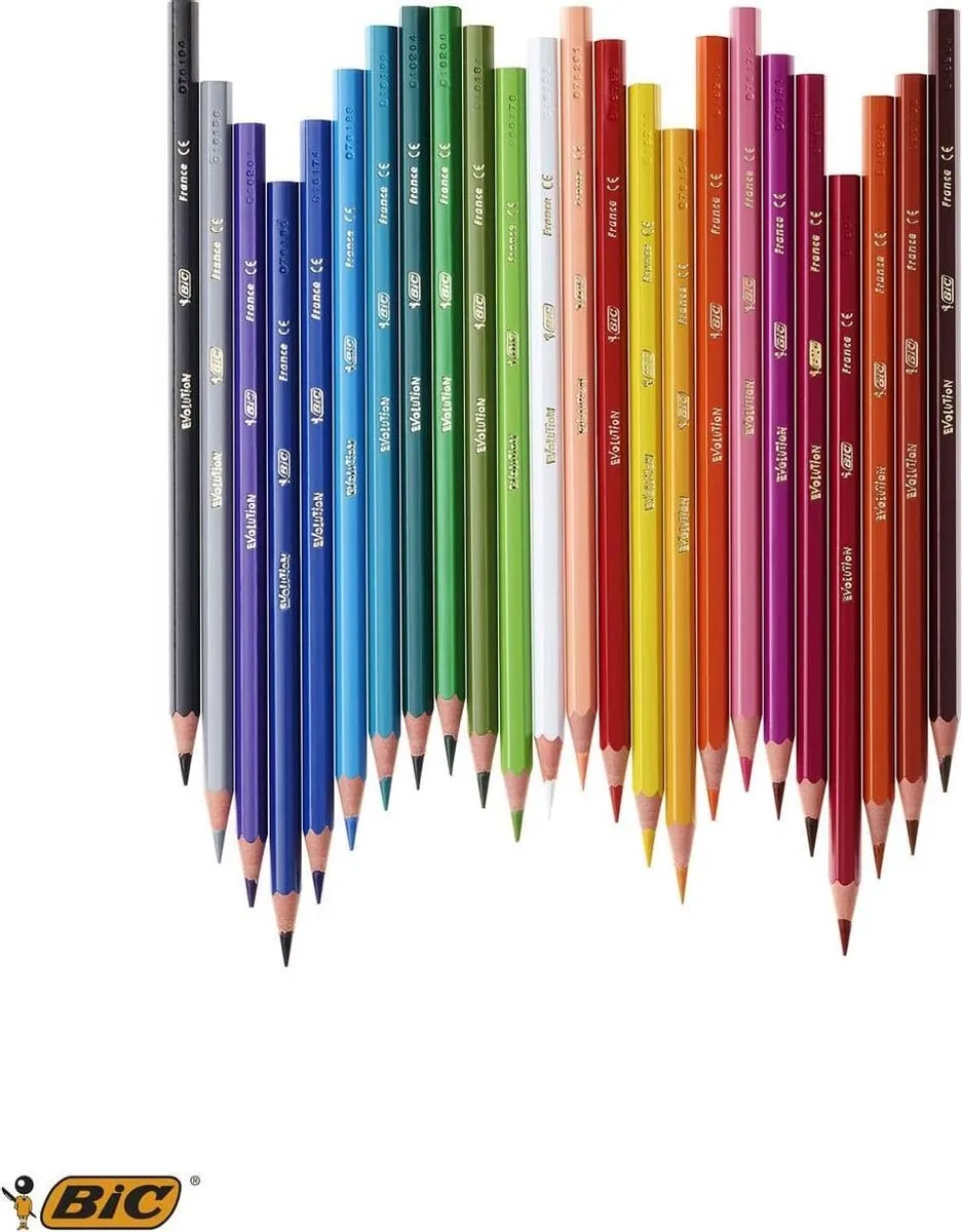 Bic Kids Ecolution Evolution Kleurpotloden 36 Stuks - Meerkleurig