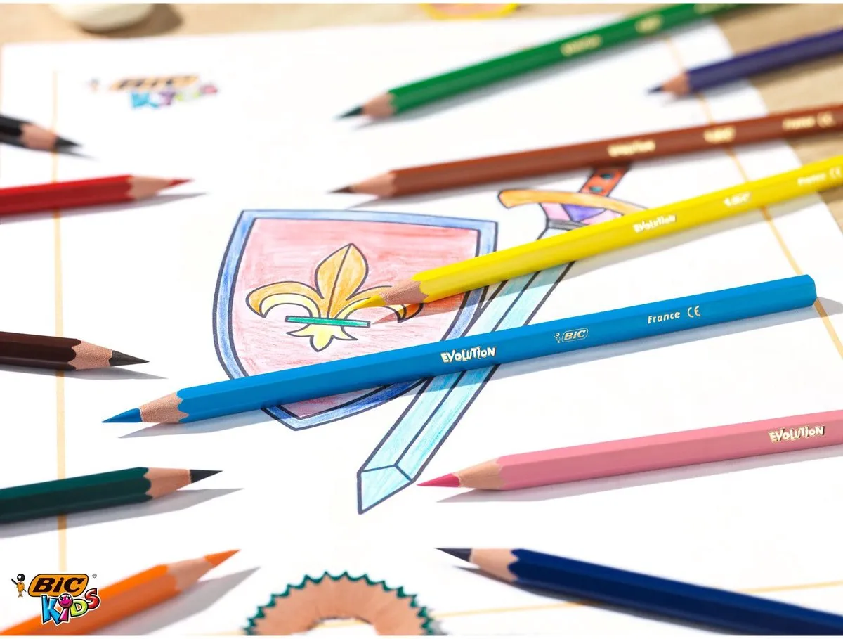 Bic Kids Ecolution Evolution Kleurpotloden 36 Stuks - Meerkleurig