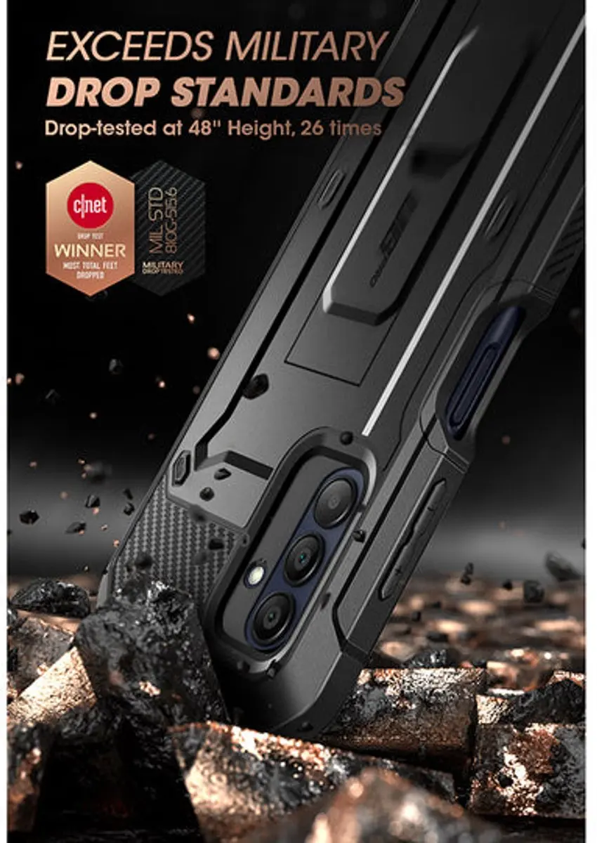Supcase 360 Backcase Hoesje 13053 - Samsung Galaxy A16 - Zwart
