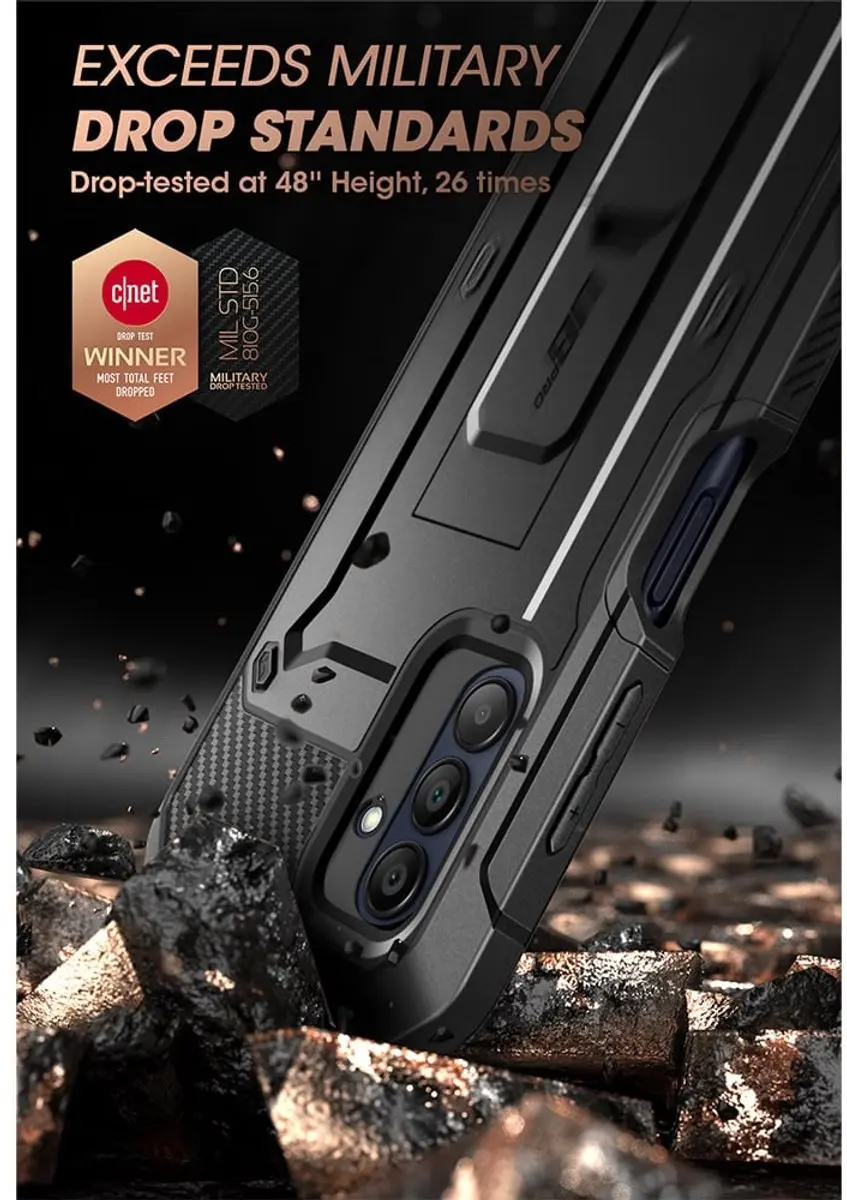 Supcase 360 Backcase Hoesje 13053 - Samsung Galaxy A16 - Zwart