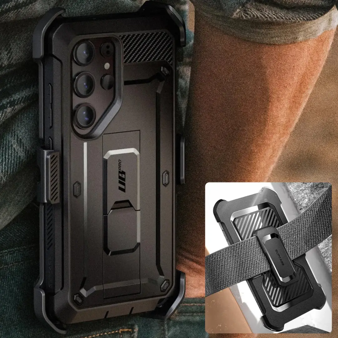 Supcase UB Pro Hoesje 13181 - Samsung Galaxy S25 Ultra - Zwart